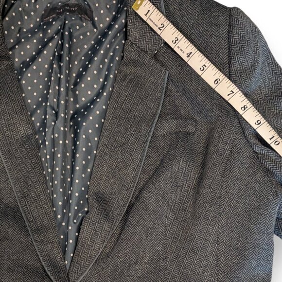 NWT The Limited Pine Green & Black Tweed Blazer Size XXL - Picture 10 of 16